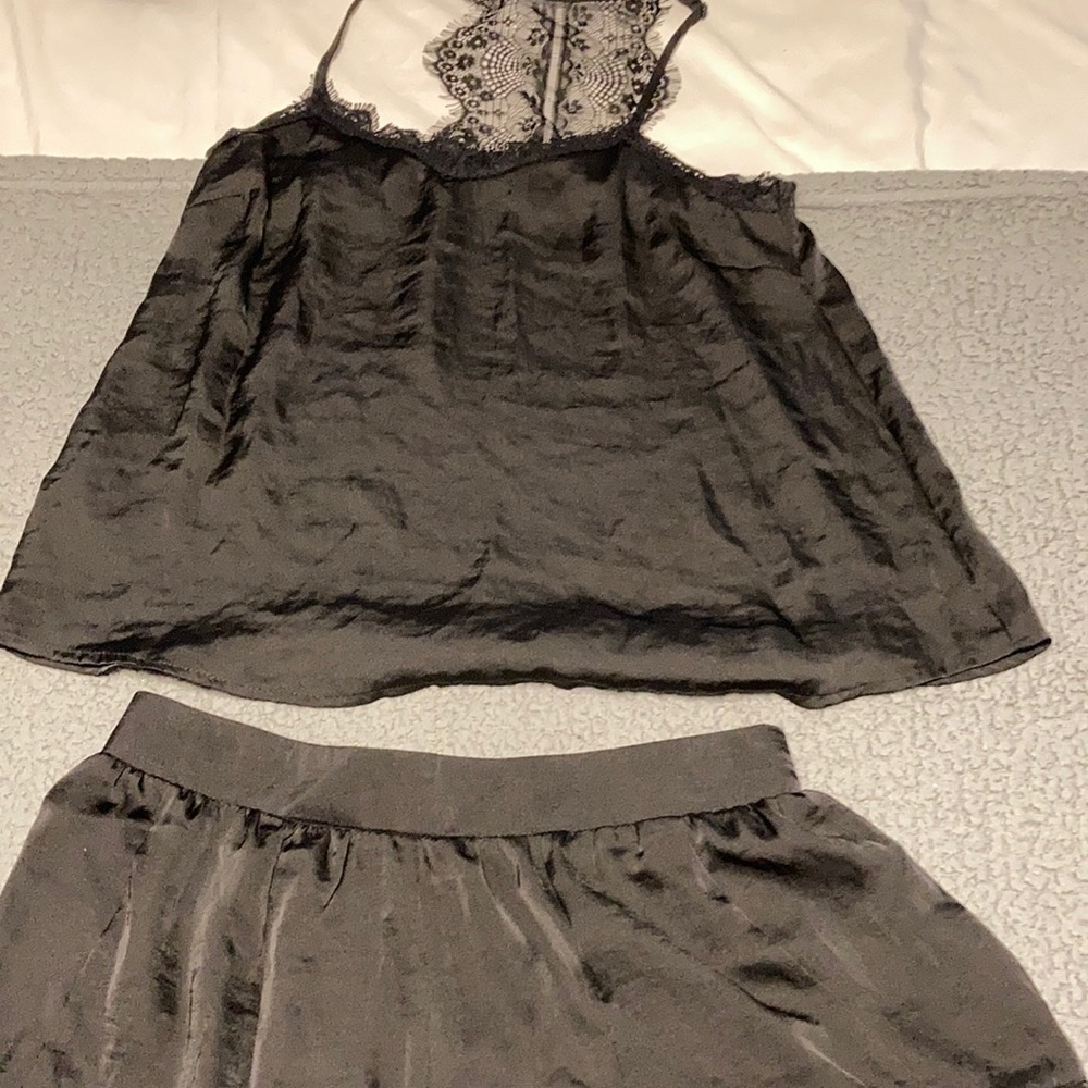 Band of Gypsies Satin PJ Set Size Medium